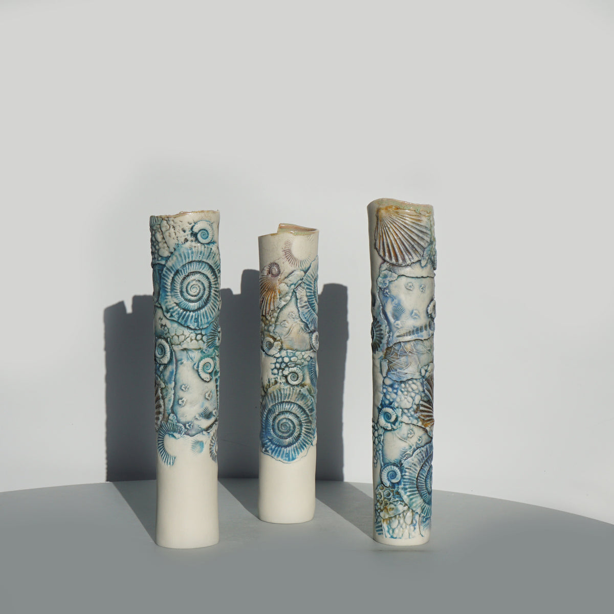 Ammonite Slim Pencil Vessel #8