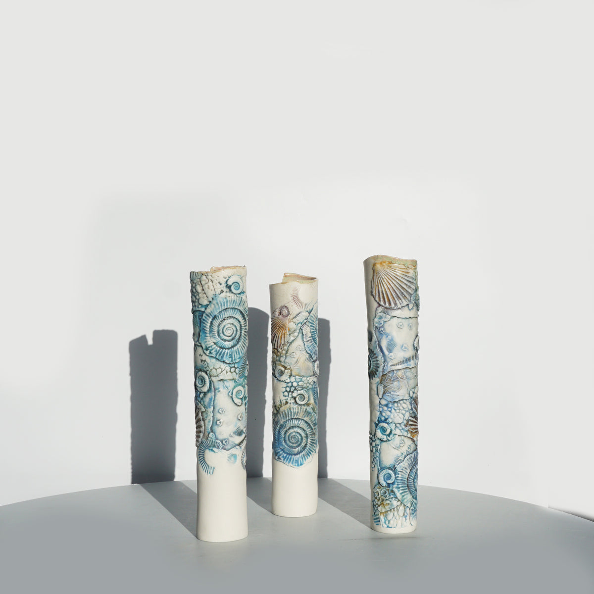 Ammonite Slim Pencil Vessel #6
