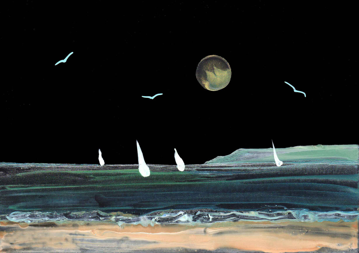 Sailing Near Portland (Limited Edition Print)