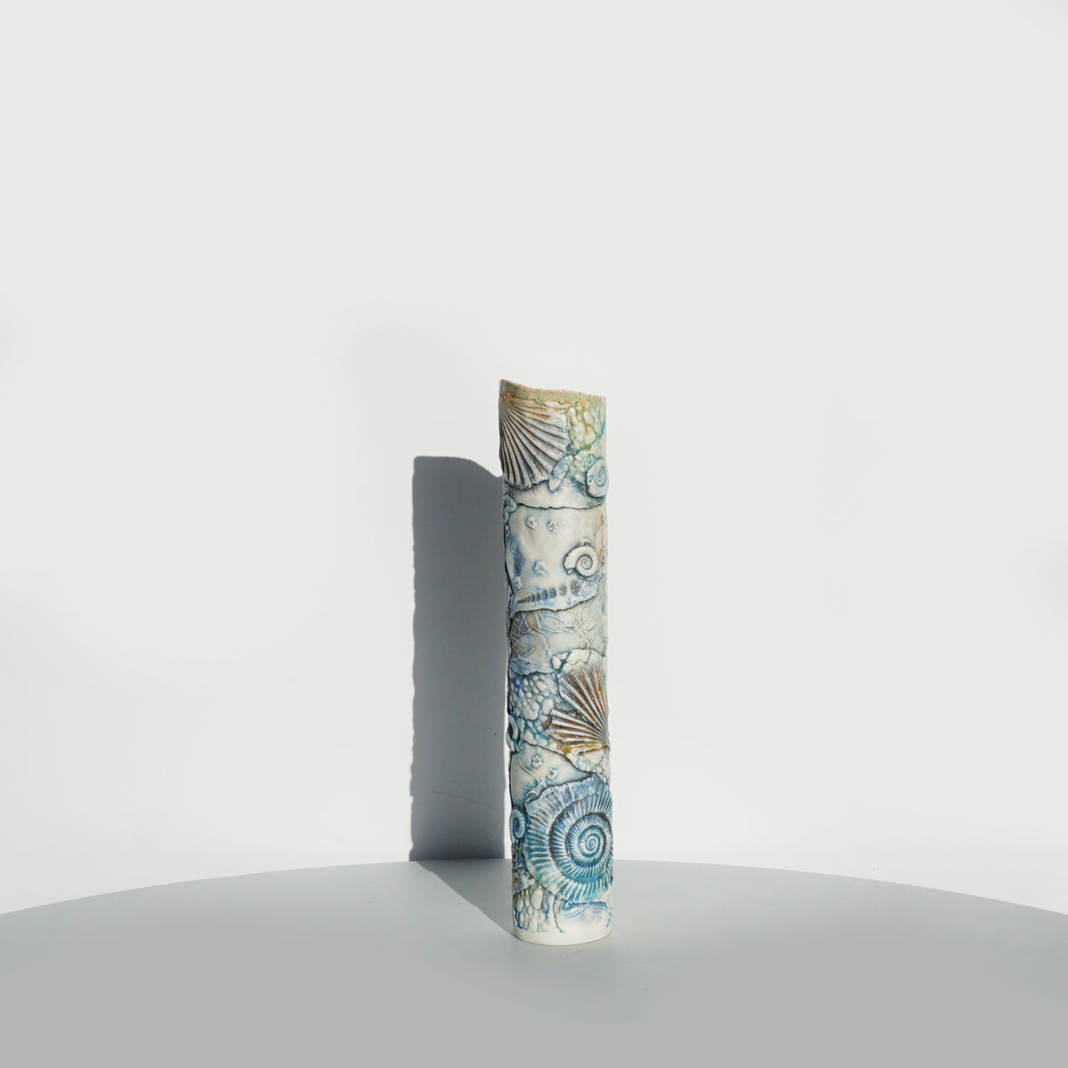 Ammonite Slim Pencil Vessel #6