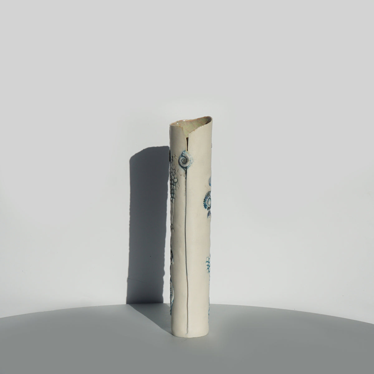 Ammonite Slim Pencil Vessel #6