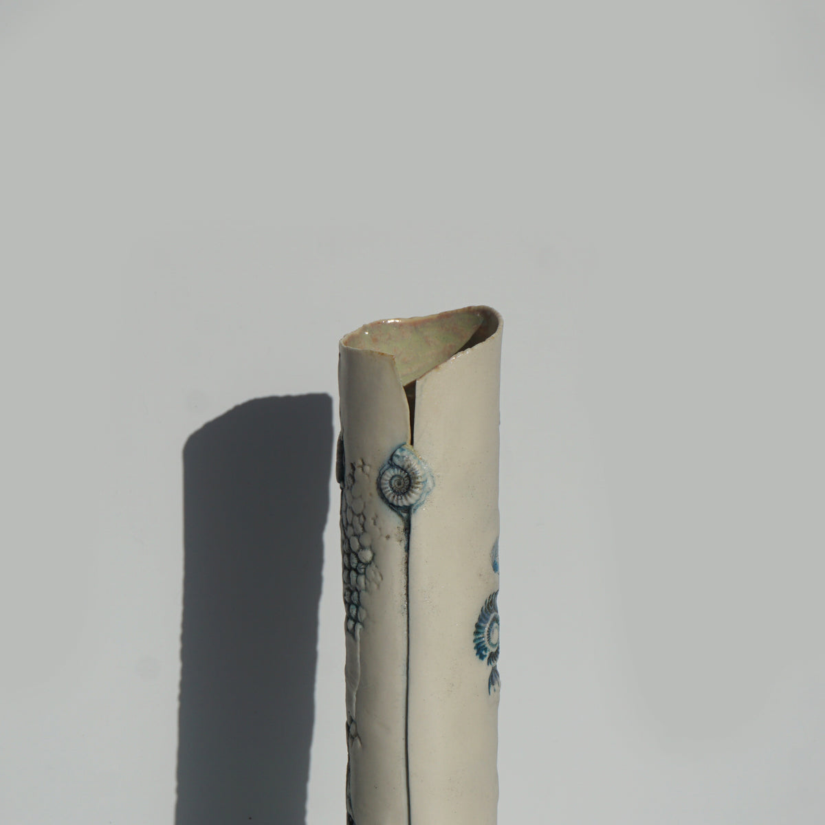 Ammonite Slim Pencil Vessel #6