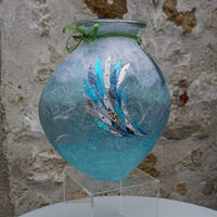 Curved Vase - Blue
