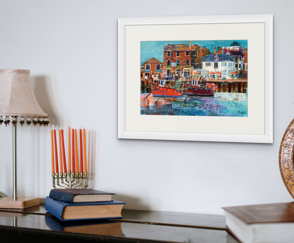 Fishing Boats and the George Inn