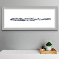 Harbour Walk Quay (Framed Print)