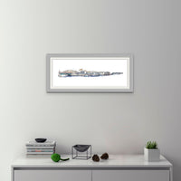 Harbour Walk Bridge (Tube Packaged Print)