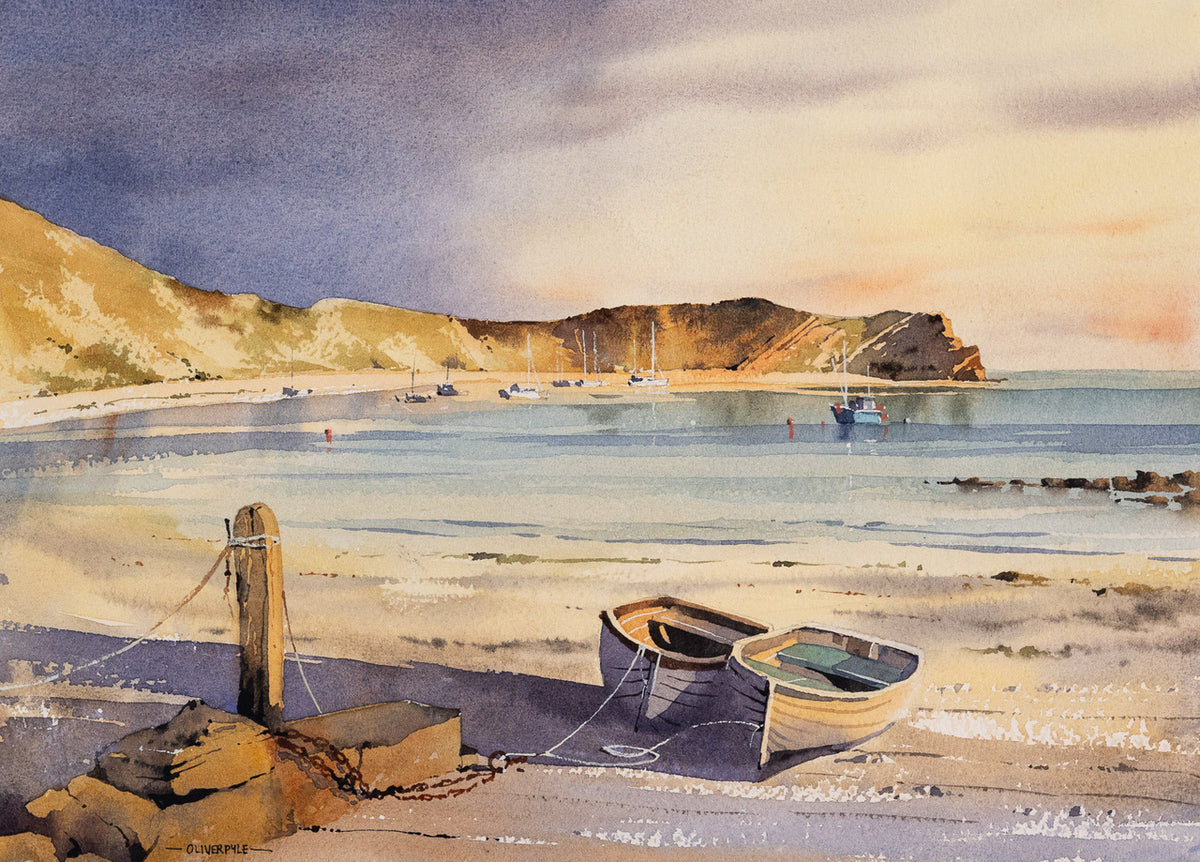 Light and Shade at Lulworth Cove