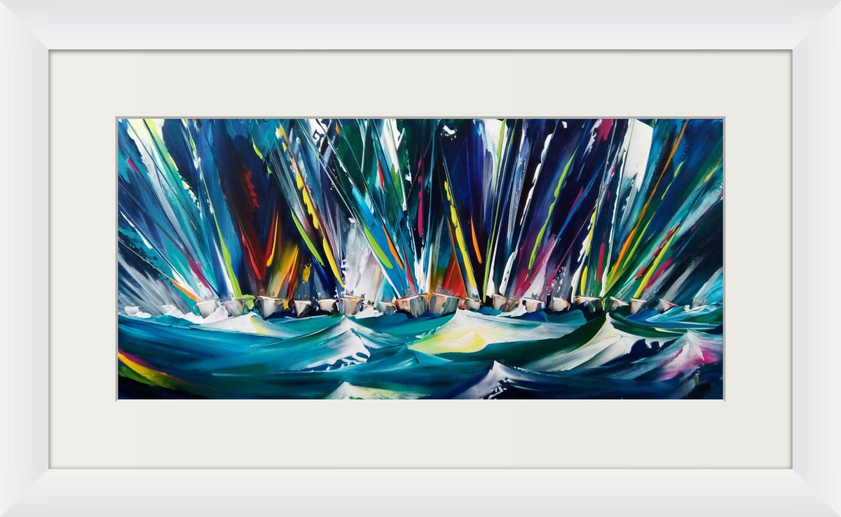 A Cracking Finish! (Framed Limited Edition Print)