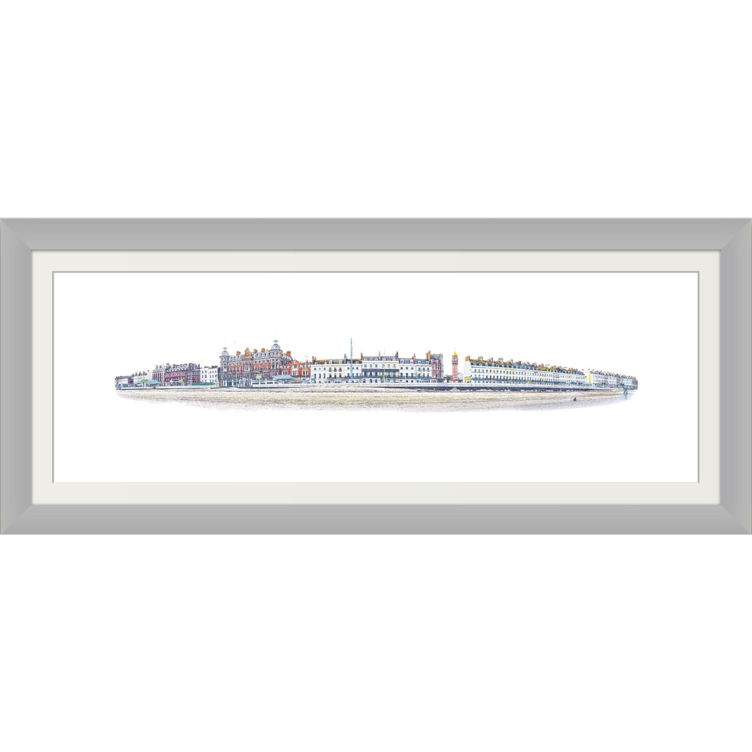 Weymouth Esplanade (Framed Print)