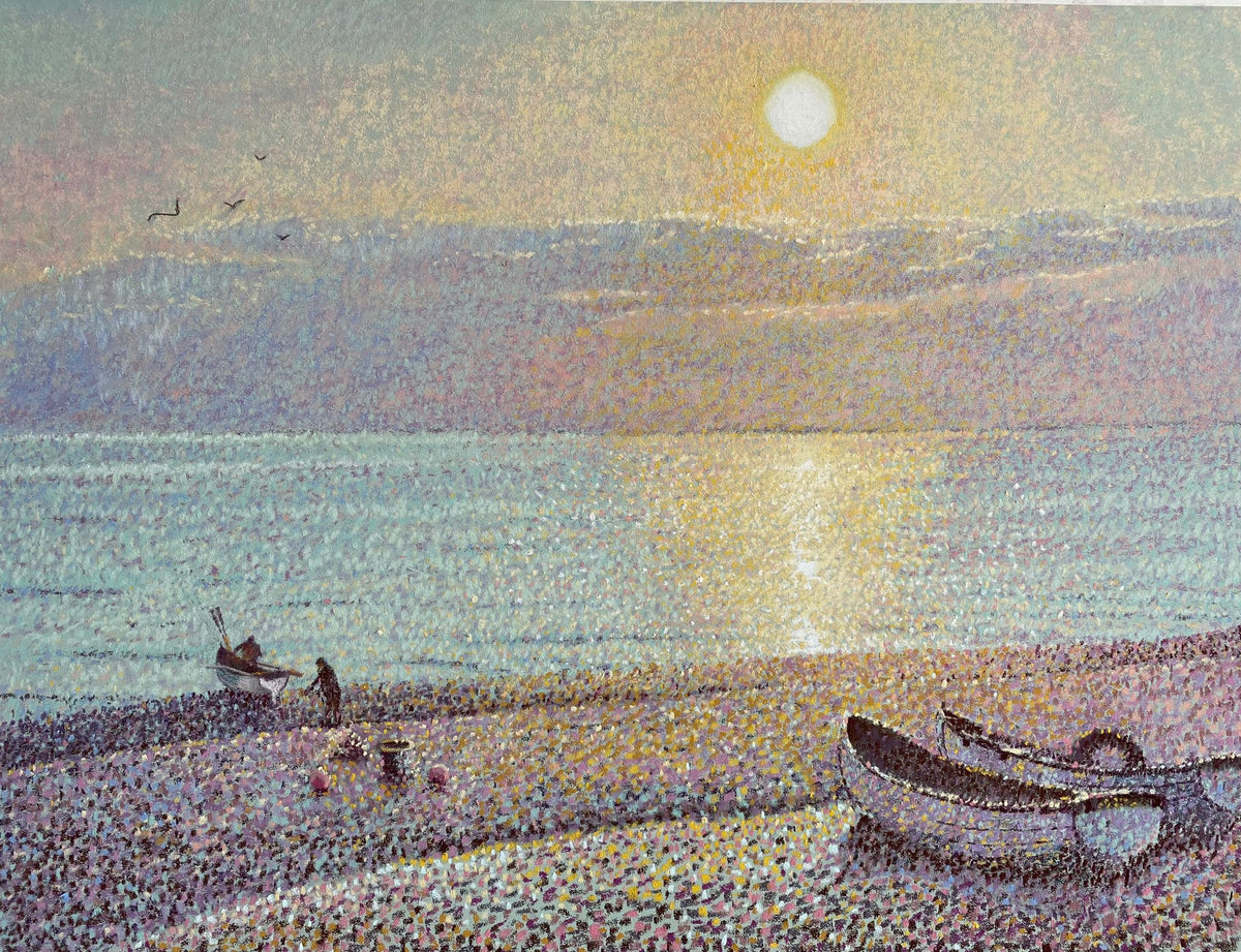 Chesil Cove at Dusk