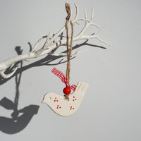 Ceramic Xmas Hanger - Dove