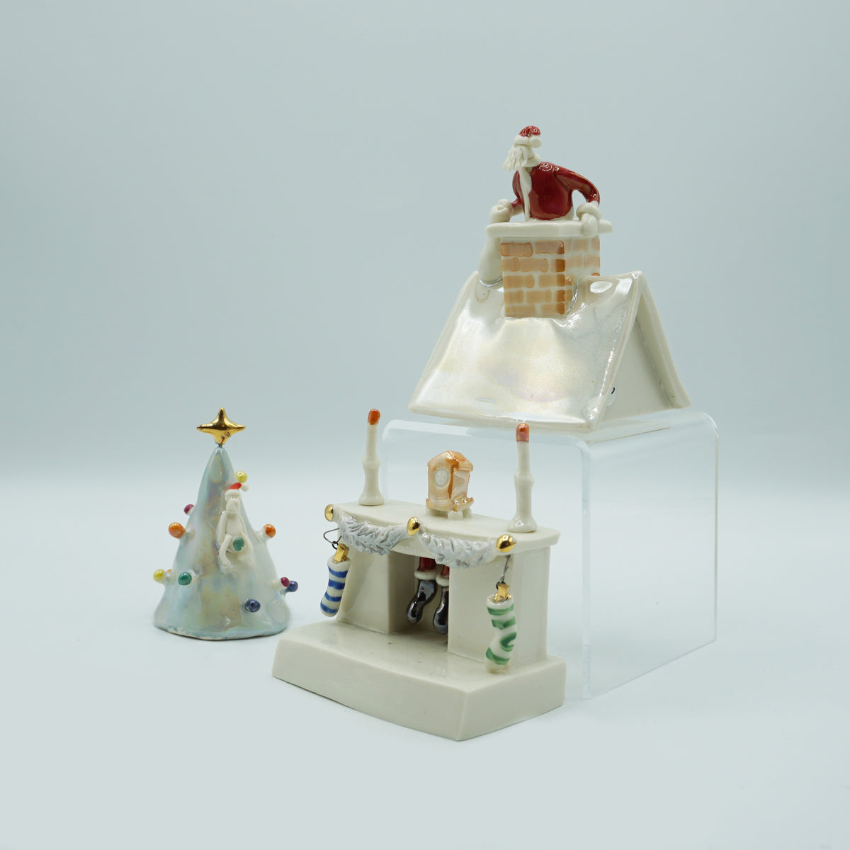 Santa on the Roof