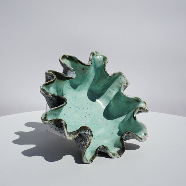 Convoluted Green Bowl