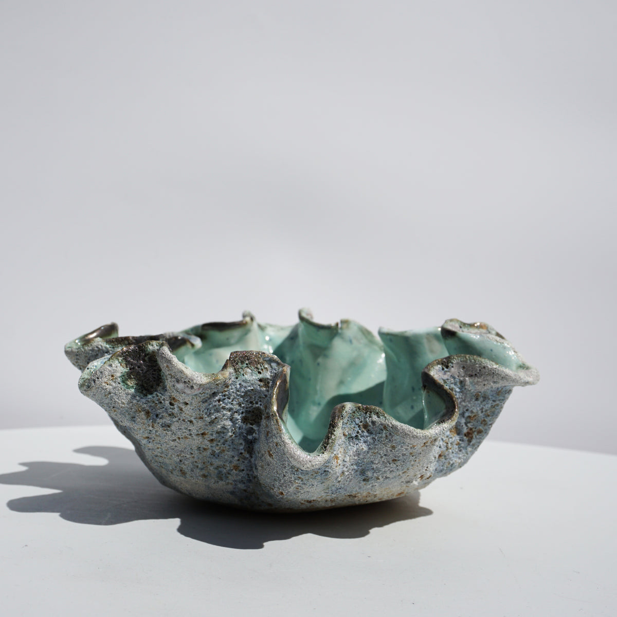 Convoluted Green Bowl