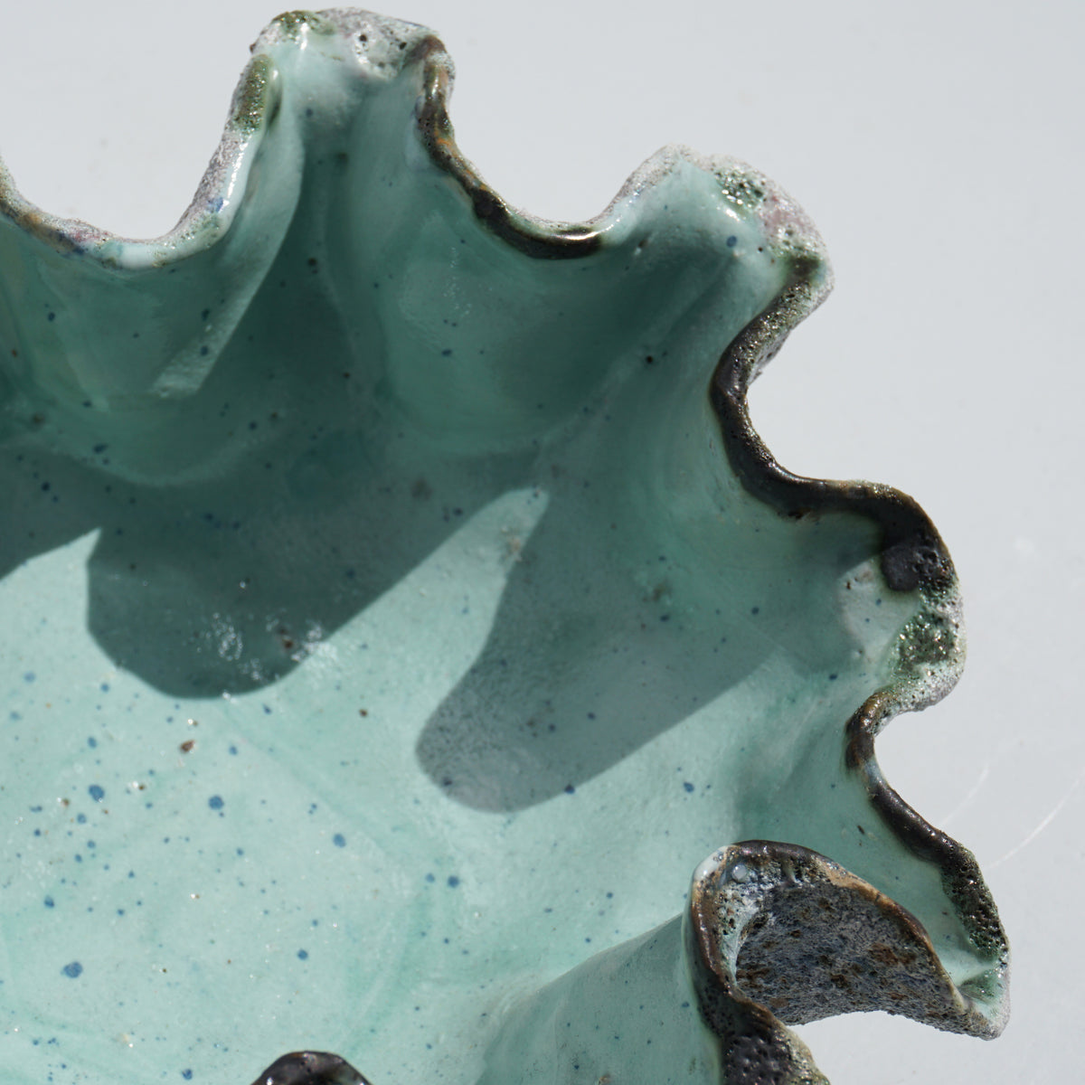 Convoluted Green Bowl