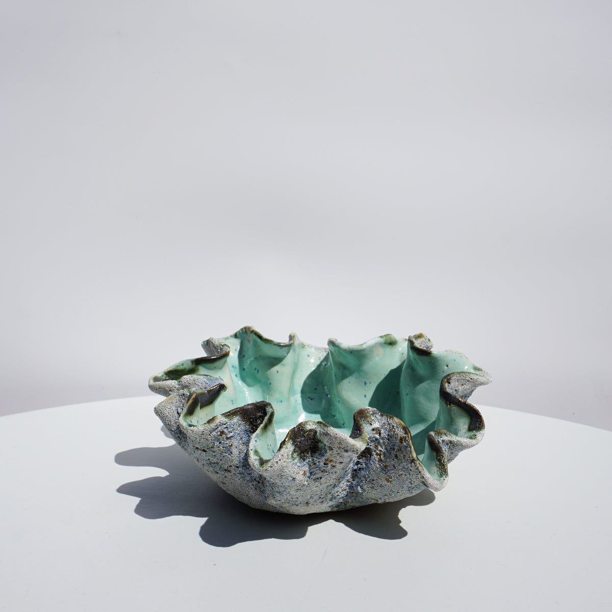 Convoluted Green Bowl