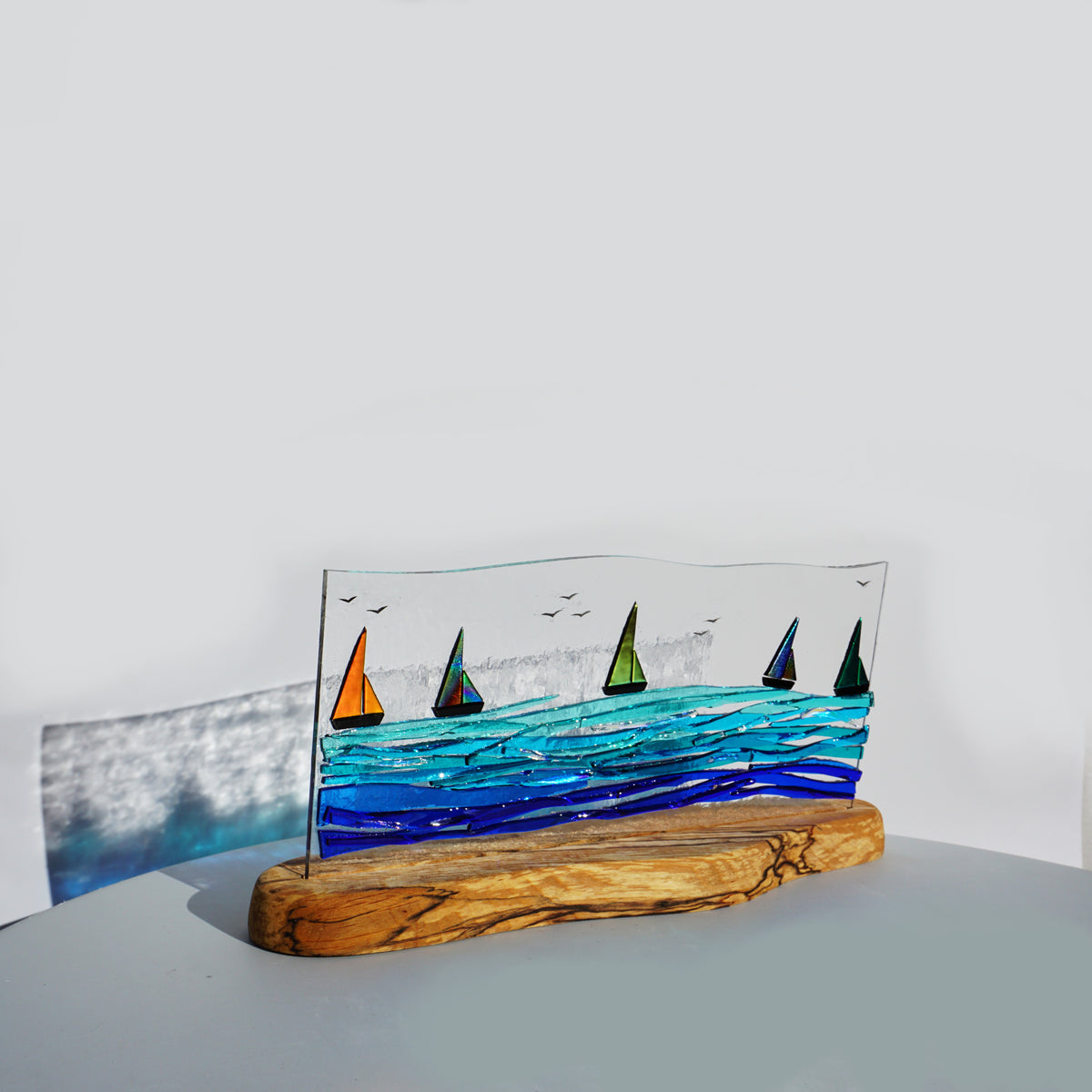 Single Black Diachronic Boat Panel