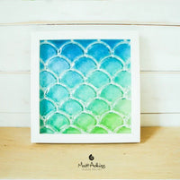 Small Fish Scale - Square