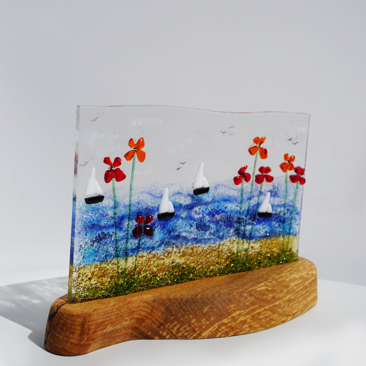 Boats and Flowers Panel