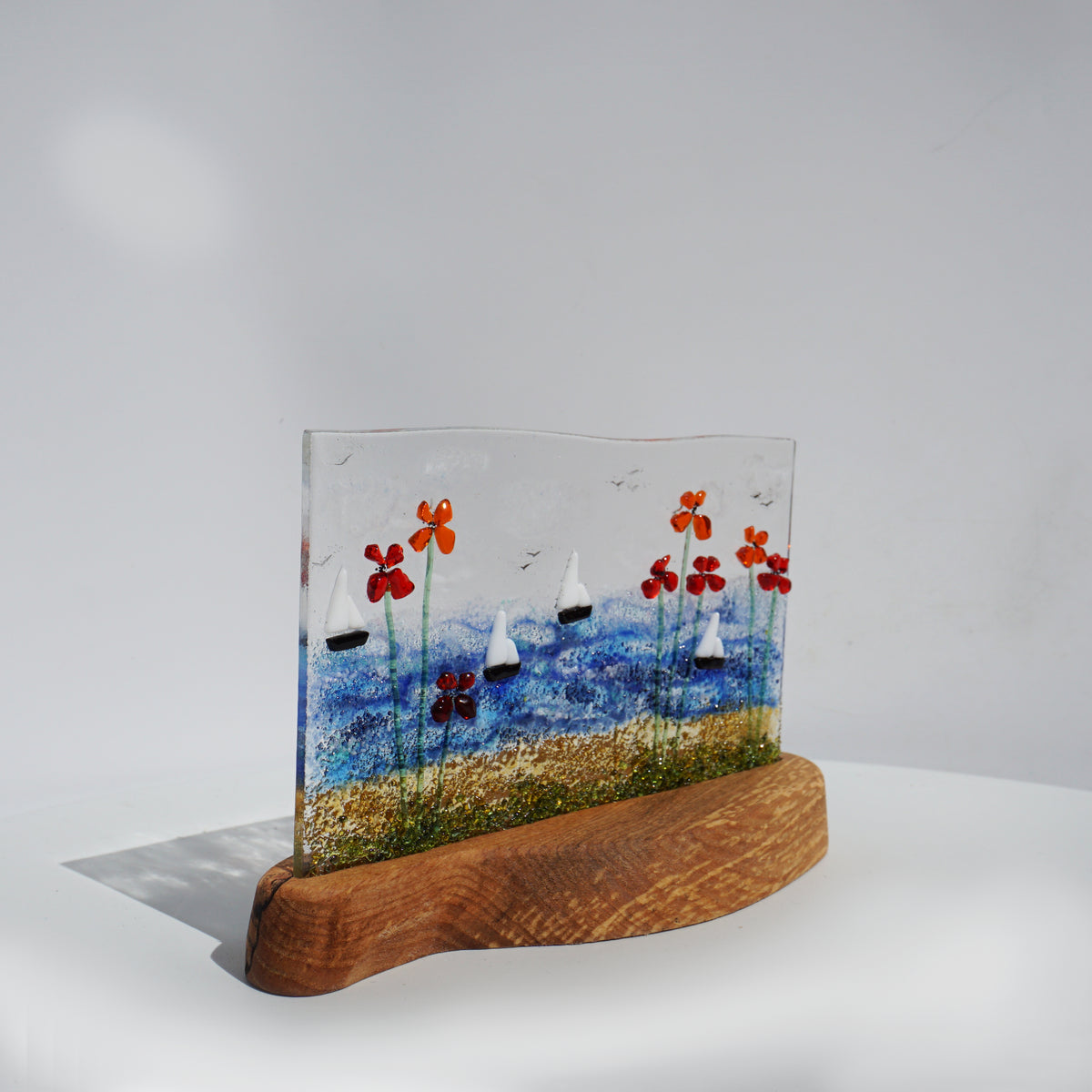Boats and Flowers Panel