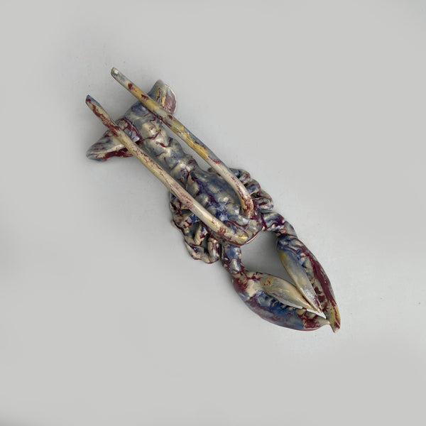 Hand-built Lobster #1 (Red)