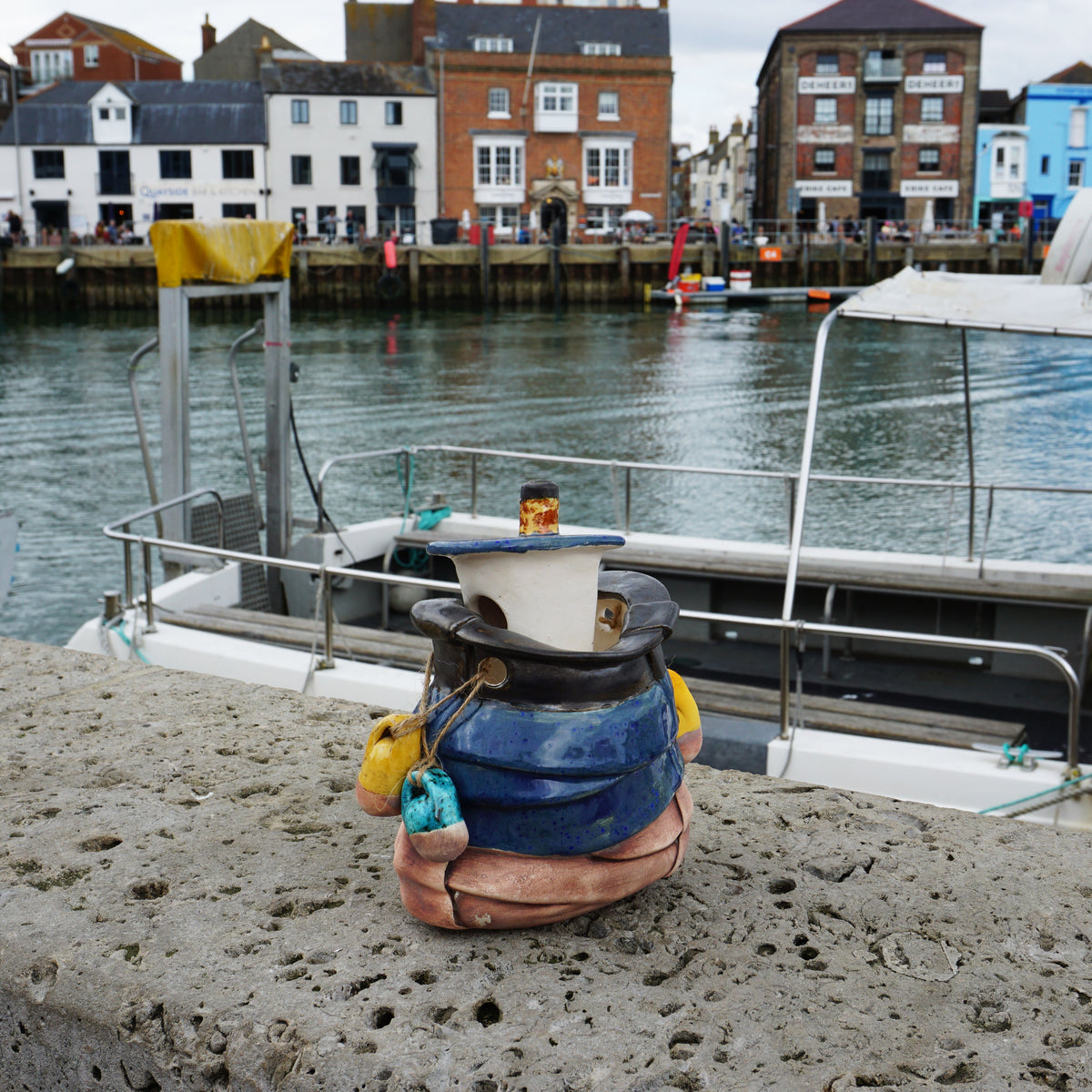 Trawler with Fenders