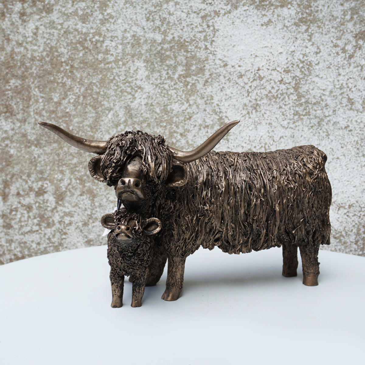 Highland Cow & Calf Standing