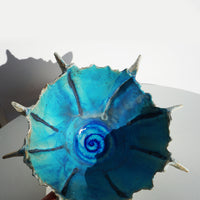 Jagged Textural Ribbed Bowl