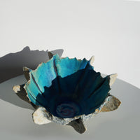 Jagged Textural Ribbed Bowl