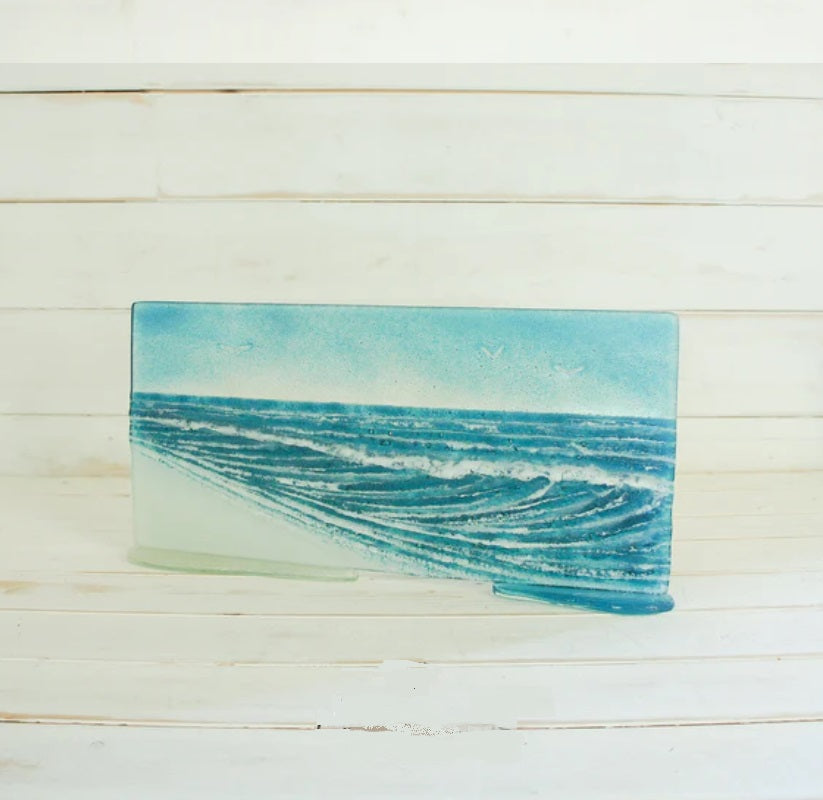 Medium Freestanding Wave Panel - Landscape