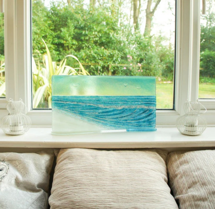 Medium Freestanding Wave Panel - Landscape