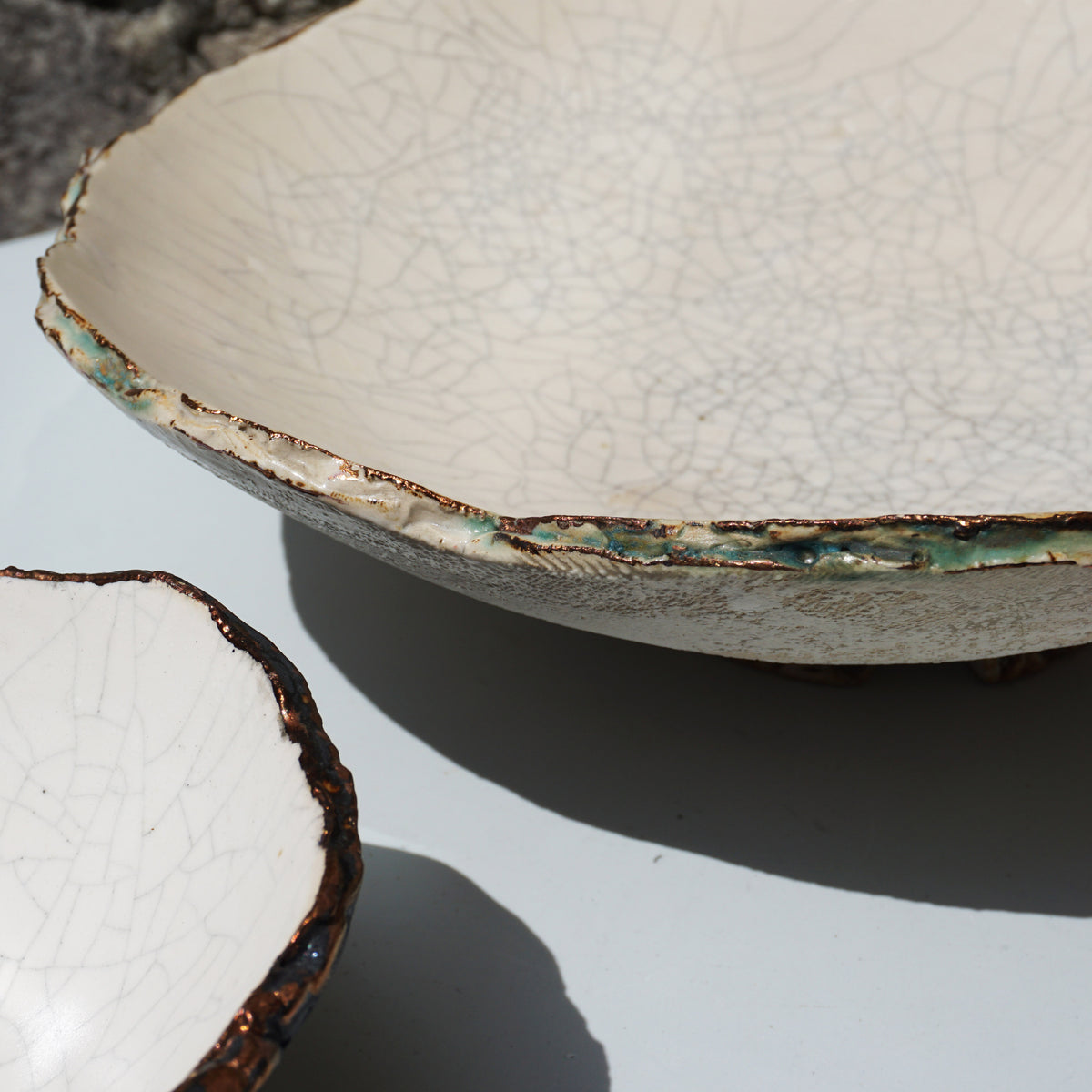 Large Banquet Bowl - Copper Edge