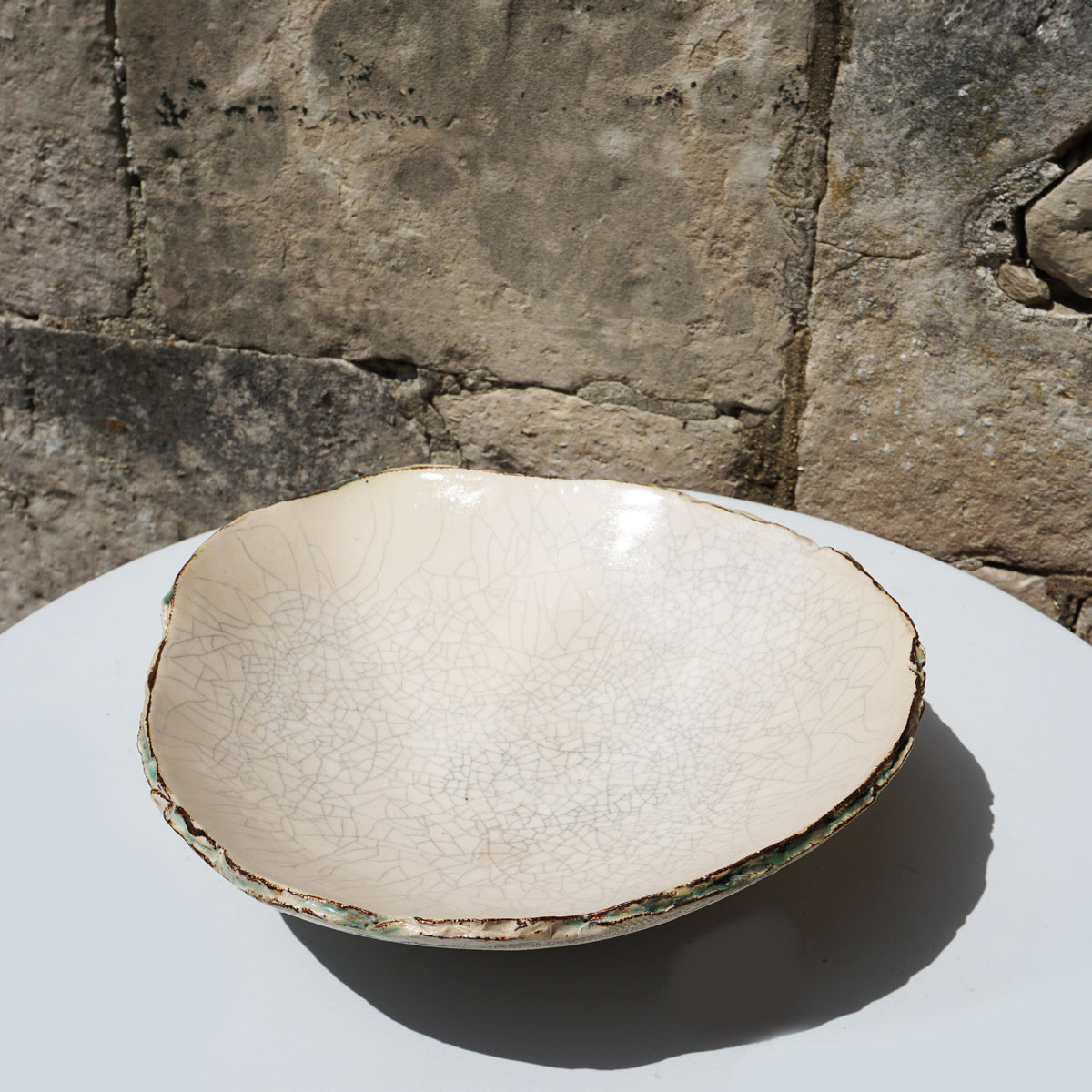 Large Banquet Bowl - Copper Edge