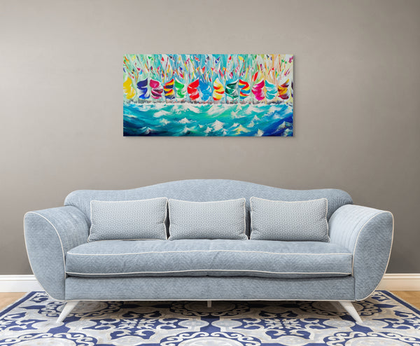 A Blow Through the Finish Line!