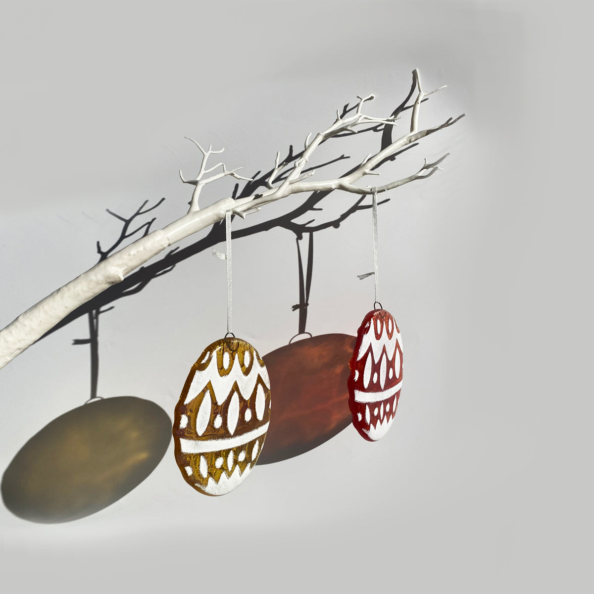 Glass Xmas Baubles - Matt Adkins