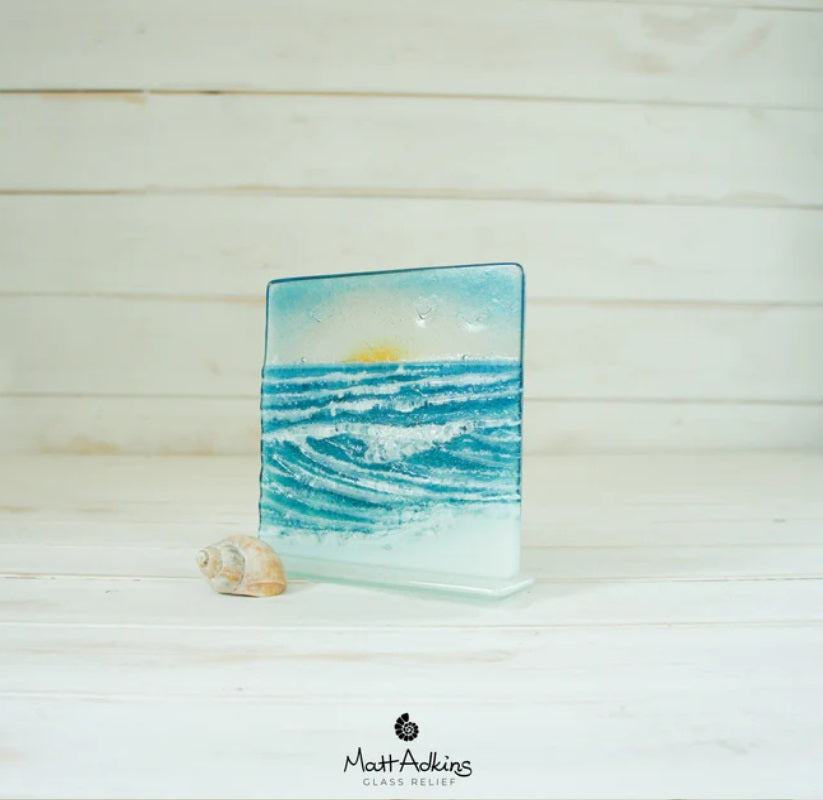 Medium Freestanding Wave Panel -Square