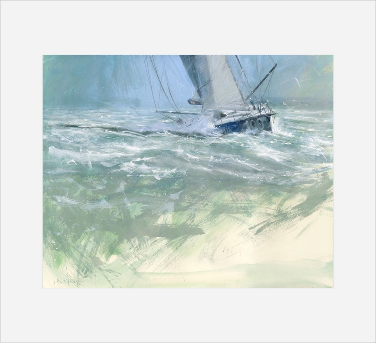 Ocean Racer on the Solent (Limited Edition Print)