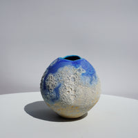 Blue Textural Pot