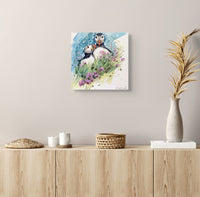 Puffins and Pinks 1