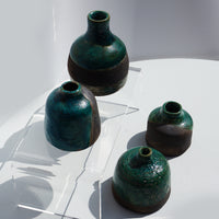 Small Raku Bud Vase #3