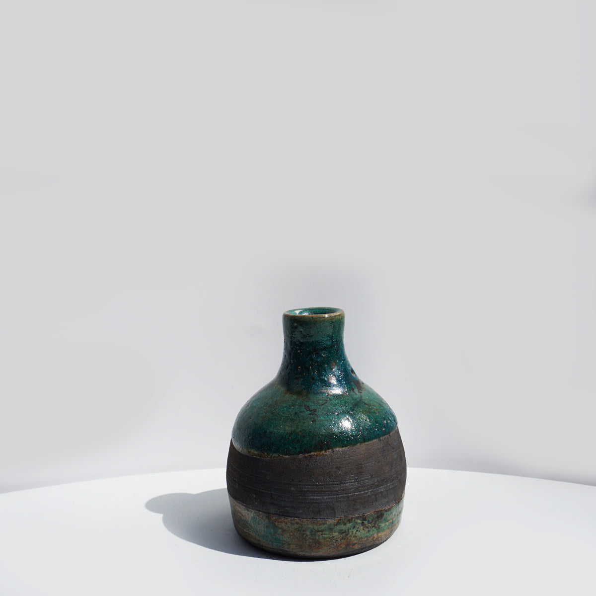 Medium Raku Bud Vase #3