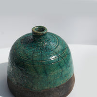 Small Raku Bud Vase #3