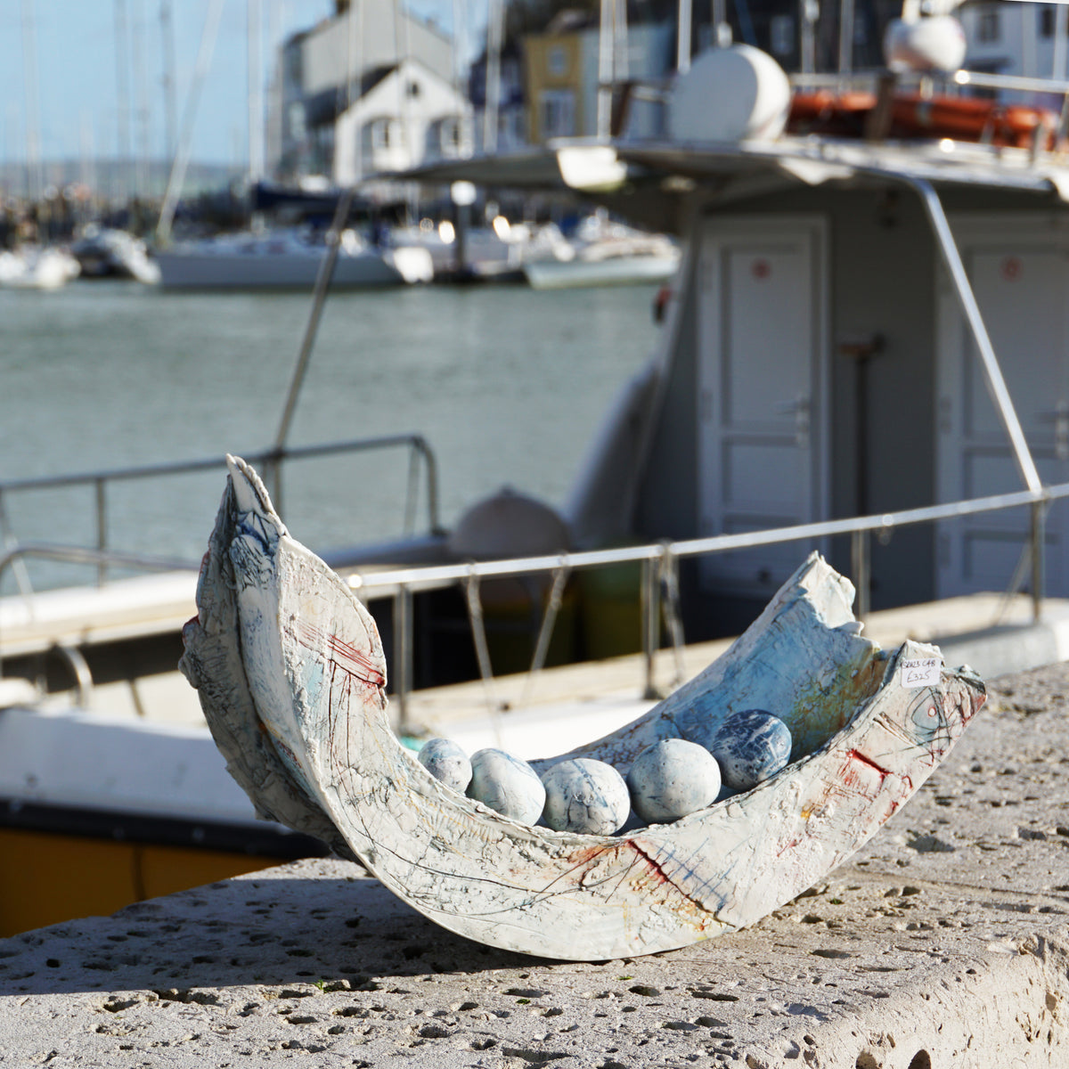 Sculptural Harbour Rocking Boat