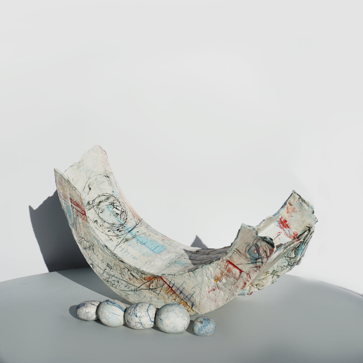 Sculptural Harbour Rocking Boat