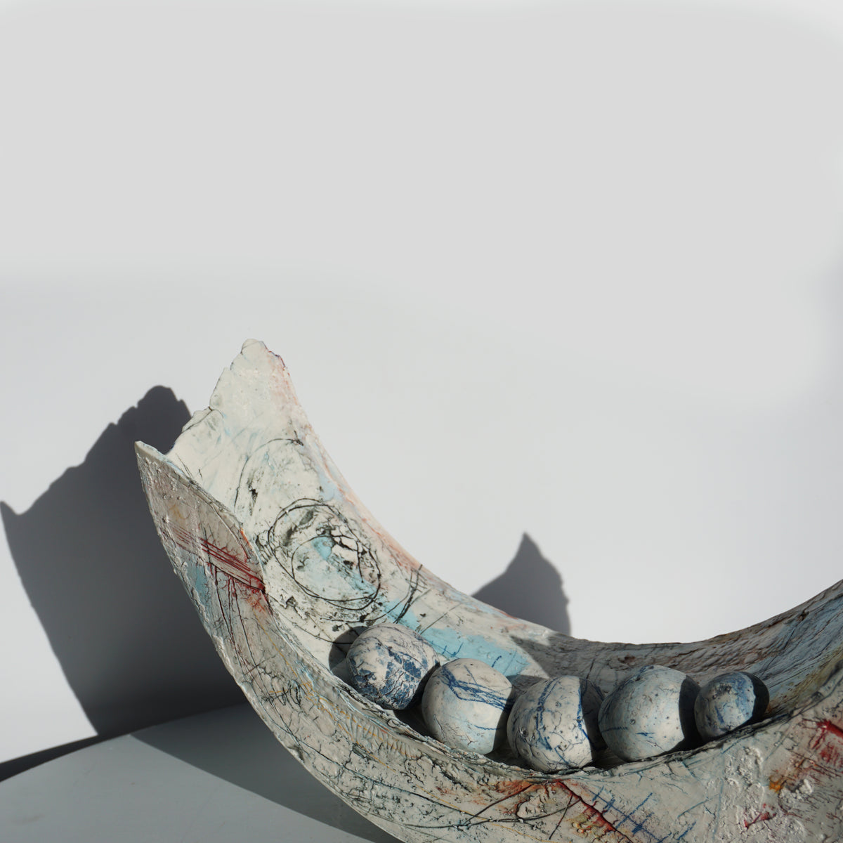 Sculptural Harbour Rocking Boat