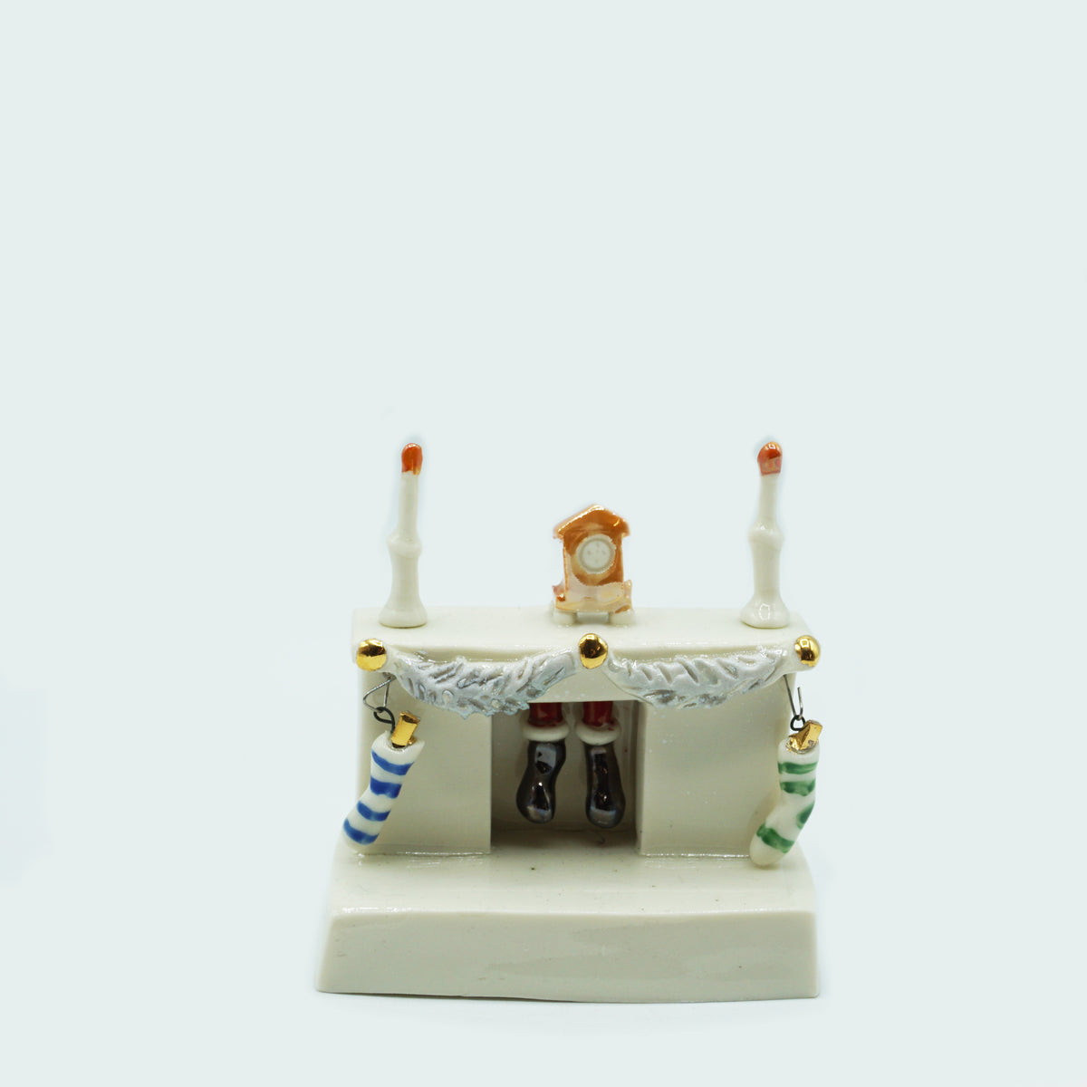 Christmas Santa Fireplace