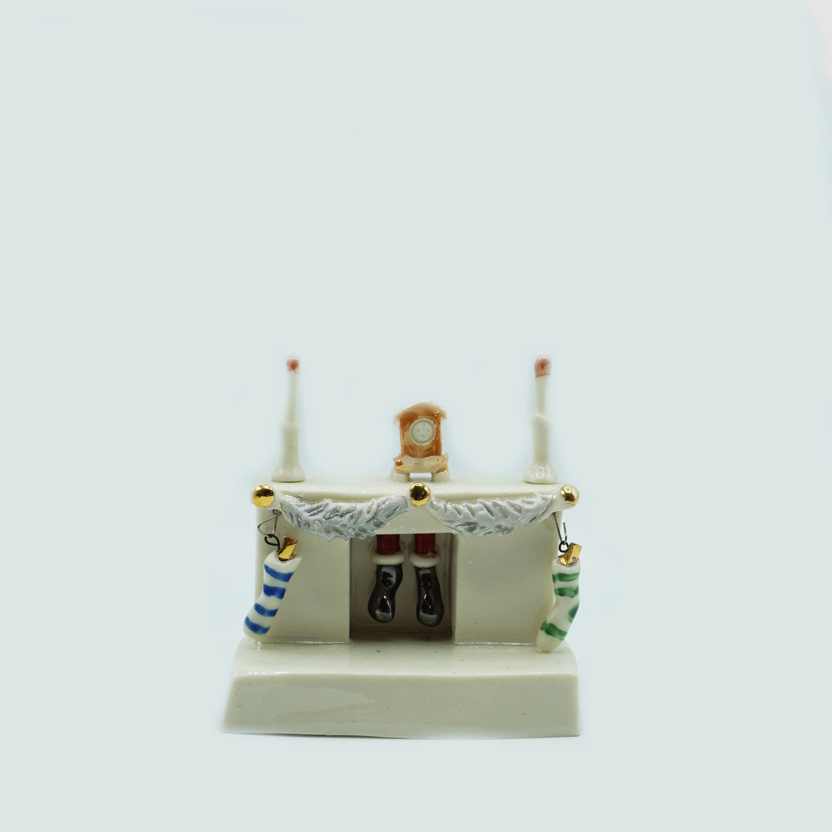 Christmas Santa Fireplace