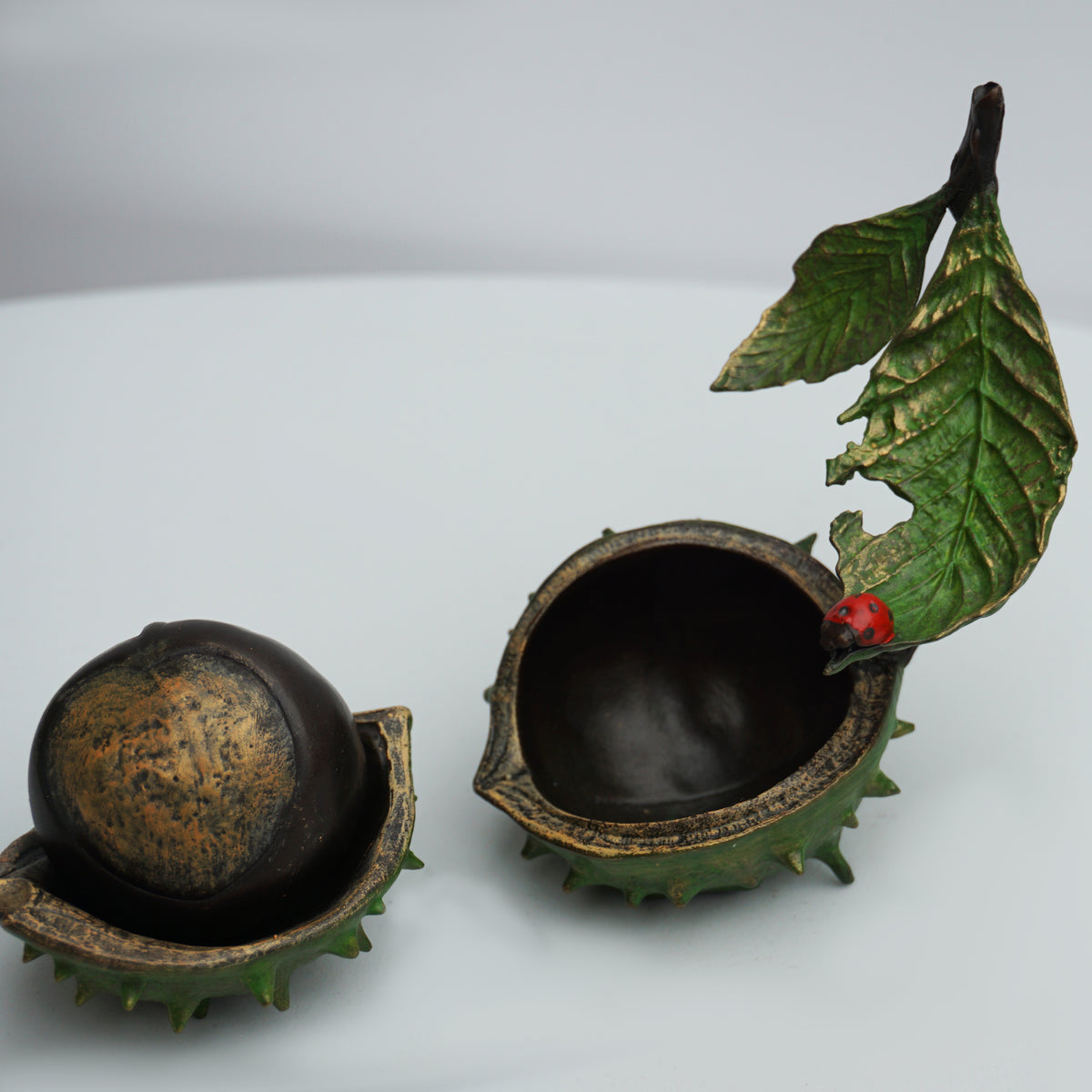Large Conker with Ladybird