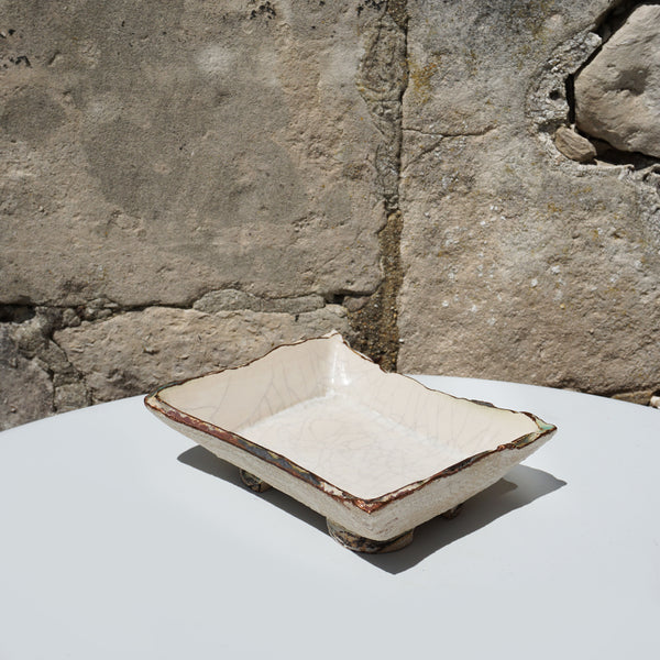 Copper Edged Retangular Dish