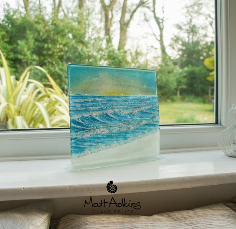Large Freestanding Wave Panel - Square
